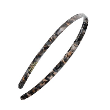 FRANCE LUXE 1/4吋經典髮箍〈珍珠黑〉