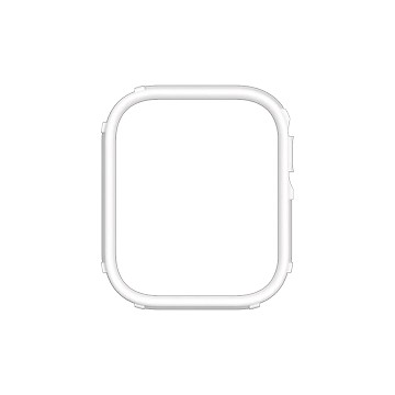 Apple Watch Series 9 (45mm) CrashGuard NX for Apple Watch Rim 白