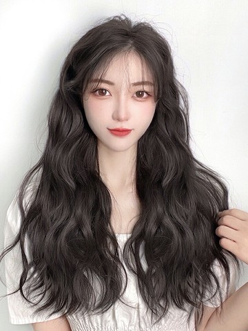 三片式假發片女 無痕隱形長發接發片增發量蓬松大波浪U型卷發貼片