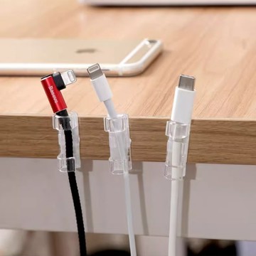 【現貨🔥隔日到貨】理線器 電線固定器 排插固定 墻面插座 走線神器 免打孔自粘 網線無痕卡扣夾 插座固定器