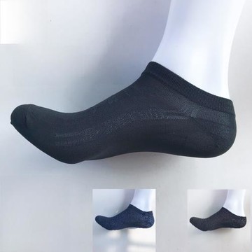 【老人頭】絲襪男天絲卡絲冰絲船襪低幫短筒薄款男士純色襪子8400