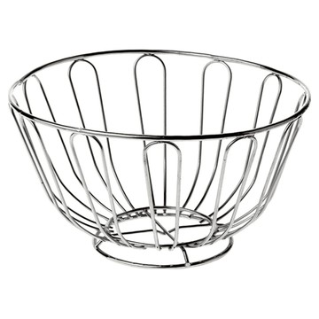 Premier 簡約鏤空水果籃  24 x 24 x 11.5cm  1個  銀色