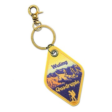 【台灣百岳刺繡鑰匙圈】武陵四秀 Wuling Quadruple