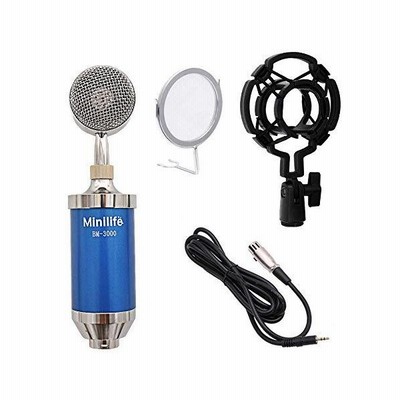 Bm3000 大型ダイアフラムコンデンサーマイクバンドル ショックマウントとブローアウトガードの一体型デザイン スタジオレコーディングスタジオ 放送局 通販 Lineポイント最大get Lineショッピング