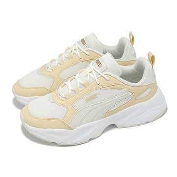 [ACS] Puma 休閒鞋 Cassia 2 女鞋 米白 黃 低筒 拼接 厚底 增高 運動鞋 40267604