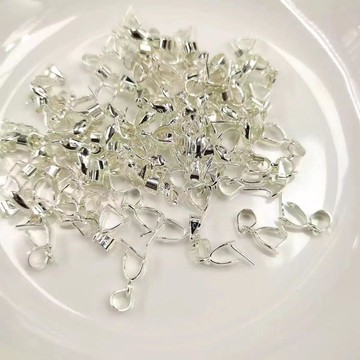 🔥臺灣出貨🔥吊墜扣 不褪色925銀玉吊墜夾扣 保色18k瓜子扣 吊墜扣 首飾diy配件