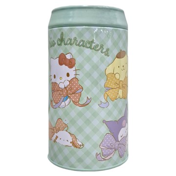 Sanrio 三麗鷗 家族圓柱存錢筒  綠色  1個