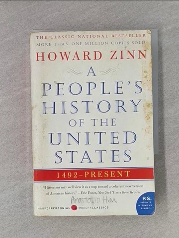 【書寶二手書T4／歷史_X8M】A People's History of the United States: 1492 - Present_Zinn, Howard