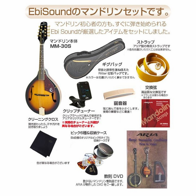 Epiphone エピフォン マンドリン MM-30S フラットマンドリン