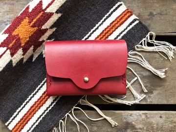 雙層拉鏈卡片套材料包 好好縫 皮革DIY材料包 情侶禮物 厚度咭套