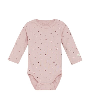 木棉花粉色長袖包屁衣80cm