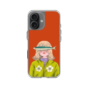 iPhone 17 Clear Case（相機按鈕） 透明 - Chubbynida - 魚眼少女