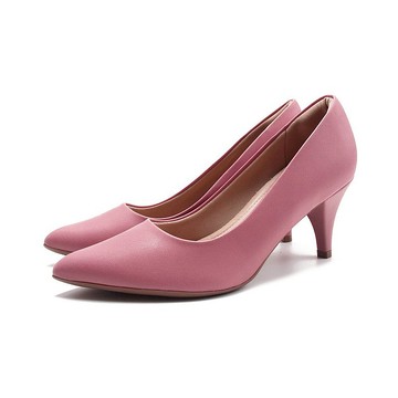 WALKING ZONE SUPER WOMAN空姐系列 尖頭時尚經典高跟鞋 女鞋桃粉