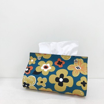 花夢 / 花 蠟筆感 三色可選 / 衛生紙套 面紙盒