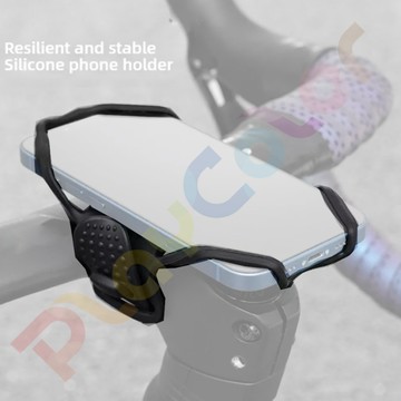 PCB【魟魚】矽膠 手機架 手機支架 手機綁帶 手機夾 龍頭固定 車把固定 手機固定 自行車 公路車【CN0068】