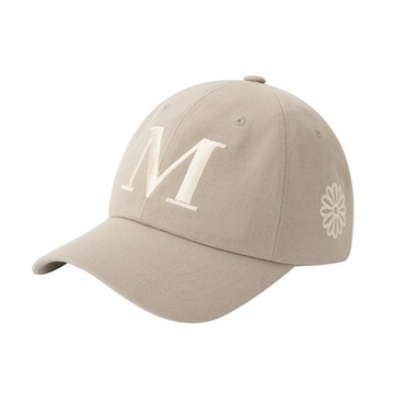 韓國 Mardi Mercredi CAP M 韓製 純棉刺繡棒球帽 米白色BEIGE IVORY