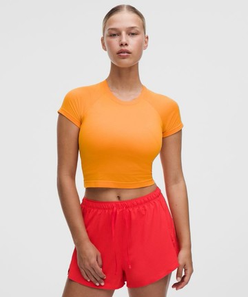 Swiftly Tech Cropped Short-Sleeve Shirt 2.0 Size 6