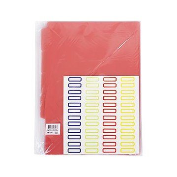 連勤LAN CHYN PP透明四段文件套/E356/紅/12入/包