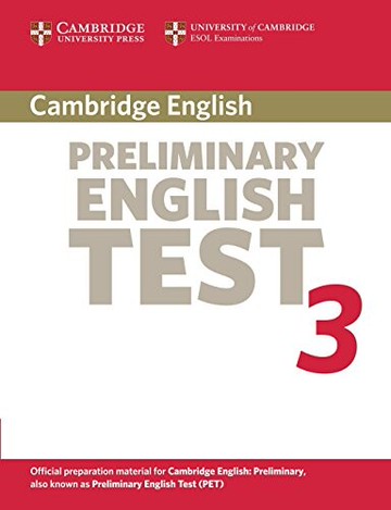 Cambridge Preliminary English Test 3 Student's Book (2版) ESOL 2002 Cambridge