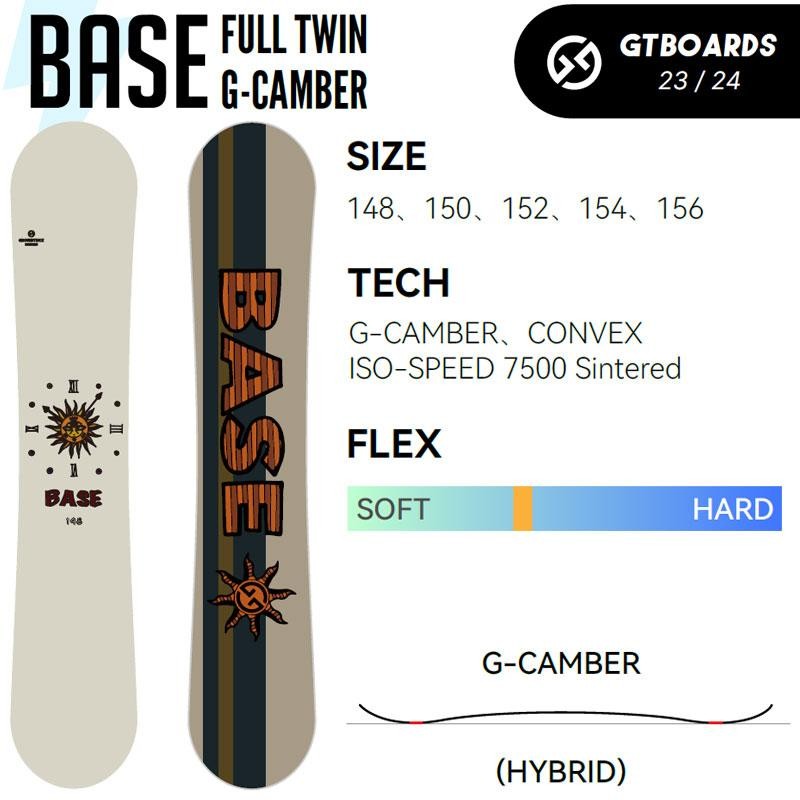 GT SNOWBOARDS BASE 148 22-23モデルSPREAD