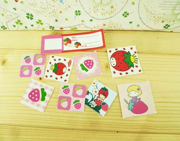 【震撼精品百貨】草莓 Strawberry 可愛貼紙-妹妹 震撼日式精品百貨