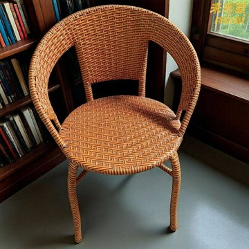 【清倉特惠】藤椅 戶外藤椅 陽臺藤椅 休閒椅 庭院椅 室內外兩用 高靠背藤編椅 防水防腐 舒適透氣