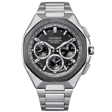 CITIZEN 星辰八角鈦金屬GPS衛星對時光動能手錶(CC4104-53E) 推薦 禮物