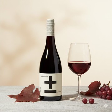 Plus & Minus 加減喝 黑皮諾 無酒精紅酒風味飲 VEGAN 750ML