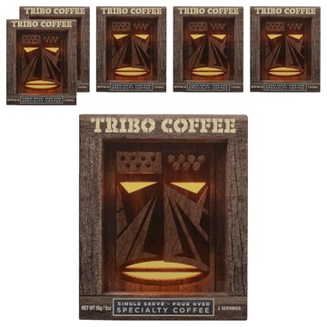 TRIBO COFFEE 濾掛式咖啡 經典綜合5種口味  11g  5包  6盒