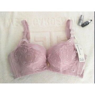 紅豆文胸H23G135無鋼圈大胸顯小薄款聚攏舒適大碼胸罩C杯胖mm內衣