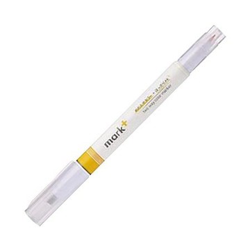 KOKUYO Mark+兩用同色系螢光筆/黃色