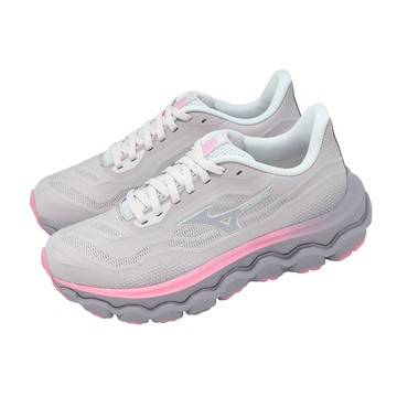 [ACS] Mizuno 美津濃 慢跑鞋 Wave Horizon 9 超寬楦 女鞋 灰 粉紅 支撐  緩震 J1GD2631-71