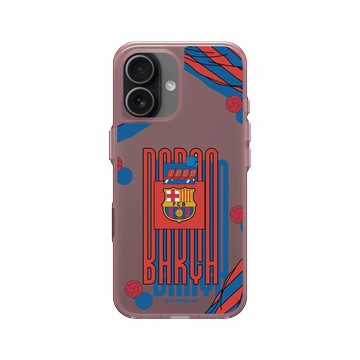 iPhone 17 Clear (相機按鈕) 晶醺玫 - FC Barcelona - FCB Oversize