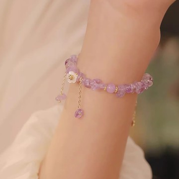 【紫語輕漾】能量提升智慧紫水晶手鍊