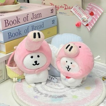 【娃衣- 豬鼻頭套】娃衣頭套 豬鼻頭套 13cm自嘲熊 自嘲熊頭套 10cm娃衣 棉花娃娃衣服 豬豬日系公仔換裝 娃衣