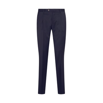 Pt Torino - Blue Virgin Wool Slim Pants