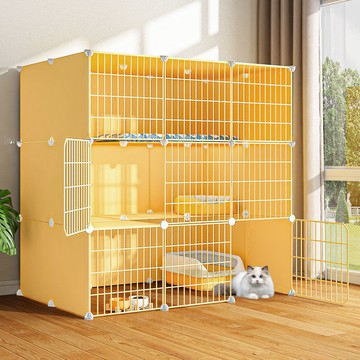 貓籠子超大自由空間家用室內貓別墅特價三層帶廁所區豪華版貓屋舍