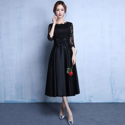 パーティードレス 結婚式 服装 ドレス ワンピース 20代 10代 40代 30代 nakフォーマルドレス 50代 女性 冬 赤 お呼ばれ 母親 親族 袖あり フォーマルワンピース
