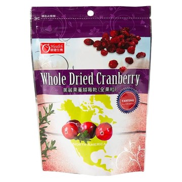 康健生機 美麗果蔓越莓乾 全果粒  200g  1包