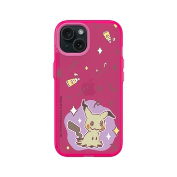 iPhone 15 Clear 粉漾桃 - 寶可夢 Pokemon - 暖色系列-謎擬Q