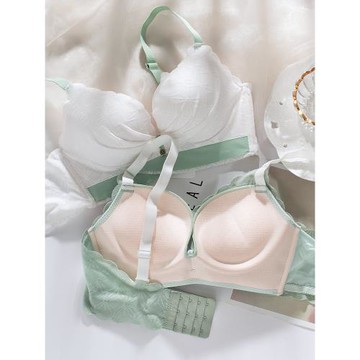 內衣女小胸平胸專用聚攏加厚5cm調整型無鋼圈文胸罩防下垂aa顯大