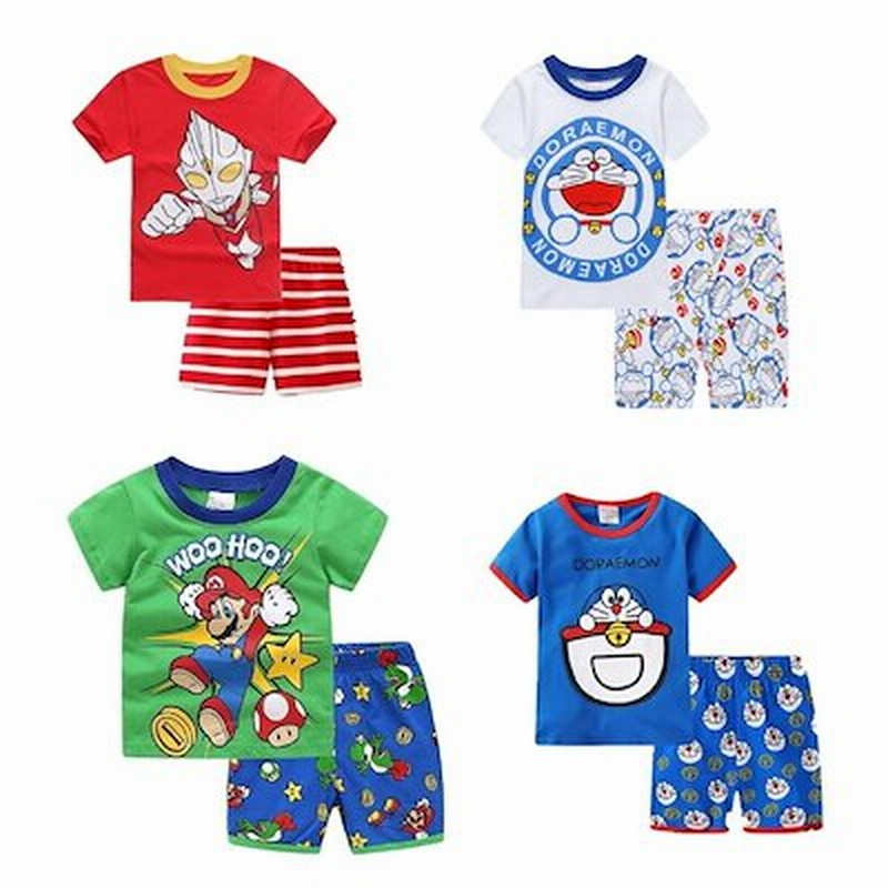 スーパーマリオ ウルトラマン Tシャツ パジャマ キッズ 子供服 上下セット 90 130cm 通販 Lineポイント最大5 0 Get Lineショッピング