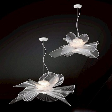 LED 現代風唯美花朵吊燈（黃光） 08-2891、2892