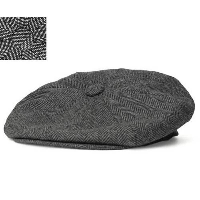 ニューヨークハット 帽子 キャスケット New York Hat 9059 Herringbone Big Apple ヘリンボン ビッグ アップル  Grey メンズ レディース | LINEブランドカタログ