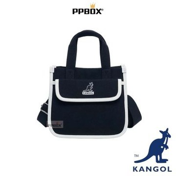 KANGOL 前口袋 方塊包 附背帶 包包 【64551701】