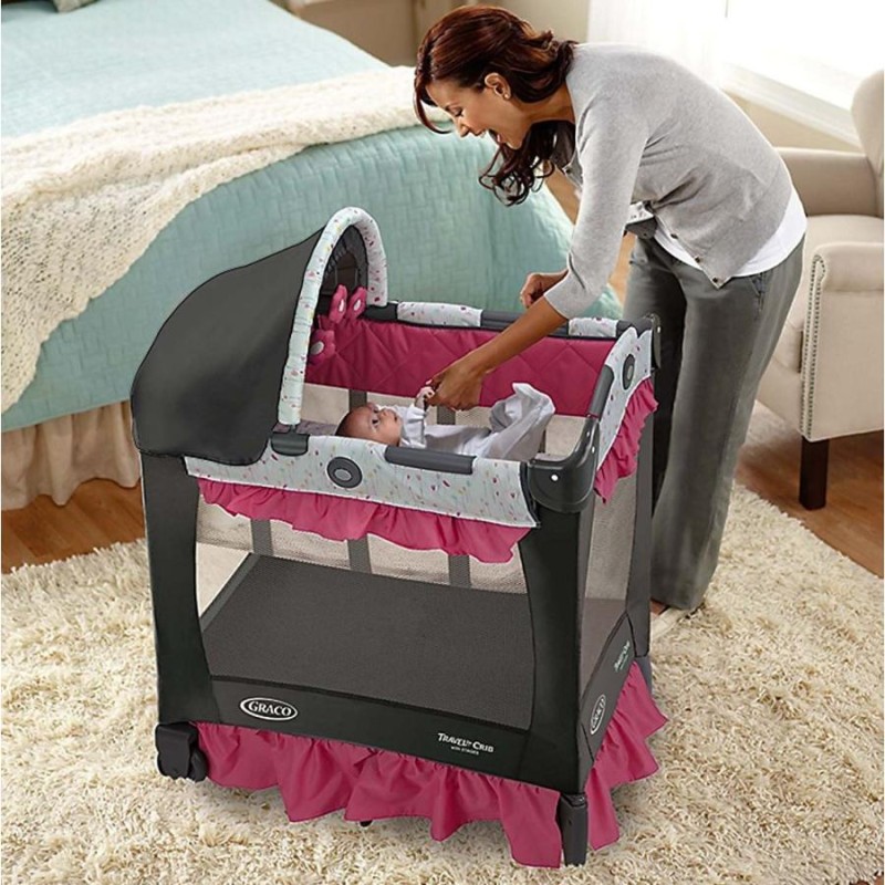 グレコ パックンプレイヤード トラベル ライト アルマ ベビーベッド ベビーサークル Graco Pack 'n Play Playard  Travel Lite Crib, Alma 1965305 | LINEブランドカタログ