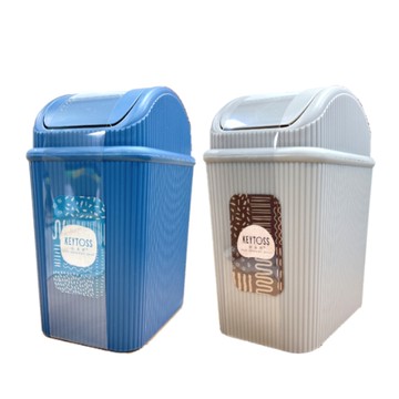 KEYTOSS 搖蓋角型收納清潔桶 2L(隨機出貨)