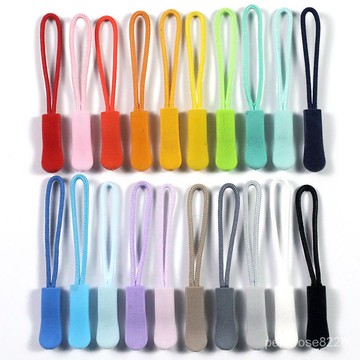 【優選精品】1個裝6個裝10個裝多彩拉鏈頭可拆卸拉鏈配件防滑拉鏈扣小弔墜配件ins日韓風 WFYD