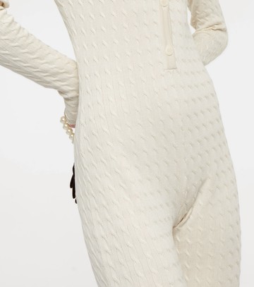 Magda Butrym Cable-knit silk jumpsuit