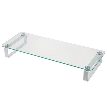 Home Planet 強化玻璃螢幕增高架  透明色  1個